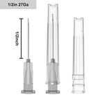 27 Gauge 0 5 Inch Needle  Individually Wrapped  100 Pcs Luer Lock Needles Indust