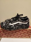 Vans  old Skool   17 Black white  Peanuts snoopy Print Sneakers Mens 8 Wmns 9 5