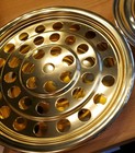 Vintage Artistic Churchware Communion Tray Set Rw-500 Rw-504 Gold Plate W    