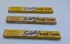 Vintage Set Of 3 Scripto Long Black Leads Extra Strong Medium Soft Pencil Leads