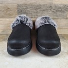 Skechers Bobs Keepsakes Womens Slippers Sz 9 Black Lite Cozy Blend Faux-fur