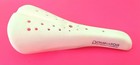 White blue Foils    80s Dominator Seat Viscount  2166 Old School Bmx Saddle Haro