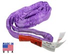 Usa Made Endless Round Sling   Hook Combo 2 600 Lbs Crane Rim Sling Tow Recovery
