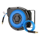 Retractable Air Hose Reel 3 8 In X 50 Ft 6 6ft Hybrid Enclosed Air Hose 300 Psi
