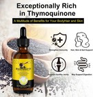 Organic Black Seed Oil - 100  Pure Unrefined  Natural Cold Pressed Black Seed Oi