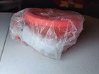 New Tupperware Microwave Crystalwave Plus Soup Mug 2-cup   500ml Coral Free Ship
