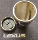 Lexus Logo Burgundy 16oz Stainless Steel Tumbler Travel Mug Official Licensed
