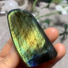 87g  Natural Purple Labradorite Quartz Crystal Stone Specimen Healing