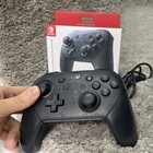 Black Nintendo Switch Pro Controller Wireless Game Gamepad Joystick Remote New