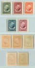 Latvia          1928 Sc B29-b33 Mint   D8463