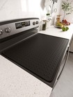 Xifeo Silicone Stove Top Cover For Electric Stove  Glass 28 X 20  Black