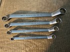 N  O  S  Craftsman 4 Pc Deep Offset Sae 12 Point Box Wrench Set 3 8  - 7 8  Usa