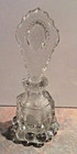 Vintage Glass Vanity Set - 2 Perfume Bottles   Powder Jar