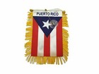 Puerto Rico Mini Flag And Mini Boxing Glove Combo Car Rear View Mirror  office
