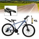 26  Wheels 27 Speed Double Disc Brake Mountain Bike Mtb For Adults Blue U