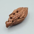 Antique vintage Chinese Hand Carved Nut