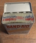 Lot Of 9 Vintage Metal Band-aid And Curad Tins