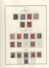 Norway 1856-1934 Collection Of 152 Stamps All Used On 9 Album Pages