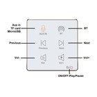 Helmer Integrated In Wall Stereo Audio Amplifier wall Mount Audio Receiver L50wt