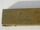 Vtg Antique Somers Brass Match Holder Safe Vesta Langsdorf Cigar Philadelphia Pa