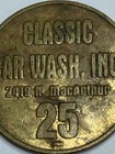 Classic Car Wash Token Irving Texas Obsolete  name Change   py1
