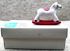 Rocking Horse Porcelain Napkin Rings Shafford Design 6708 Set Of 4 Original Box