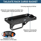 Fit 18-26 Jeep Wrangler Jl Tailgate Rear Cargo Luggage Carrier Jerry Can Mount