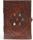 Large Handmade Leather Journal7x10vintage Diary Notebook Doublelock200blank Page