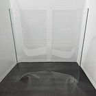 2 Curved Glass Sheets Display Cabinet Panes