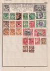 Norway And Rhodesia Stamps On 2 Sides Of A Page - Used