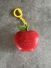 Vintage Hello Kitty Plastic Apple House Keychain Charm 1984 Kawaii Rare Sanrio