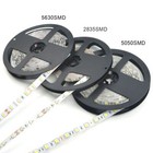 Led Strip 5050 5630 2835 Rgb Light 12v Smd 5m Flexible Decoration 300 Led Ribbon