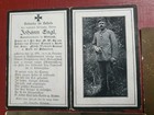  Original German Ww1 Wk1 Bundle Death Card   Photo  Postkarte 