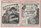 Ravena Ny Movie Theatre Vintage Program Greta Garbo Carole Lombard Wallace Beery