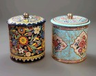Vintage Daher Floral Biscuit Tins England