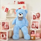 Bow Tie Giant Teddy Bear 4 Feet  47inch Stuffed Animal Big Teddy Bear Plush     