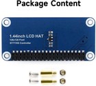 Waveshare 1 44inch Lcd Display Hat For Raspberry Pi 128x128 Pixels Spi Interface