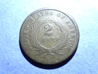 1864 Large Motto Two Cent  Good-