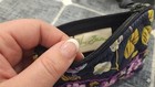 Vera Bradley Coin Purse Vaulted Retired 2012 Floral Nightingale Print 5 x4 