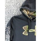 Under Armour Black Camo Logo Storm Hoodie Sweatshirt Men s Md