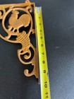 Door Corbel Cast Iron Wall Shelf Bracket Brace Ornate Rusty Rooster Decor 10x 8 