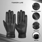 Premium Leather Winter Gloves Fur Lined Touchscreen Compatibal  Uk Usa Eu Aus Ca