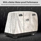 2-4 Passenger Golf Cart Cover For Yamaha Ezgo Club Car -silver Golf Enclosure