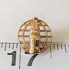 Sterling Silver Gold Tone Coca-cola Employee Service Award Lapel Pin