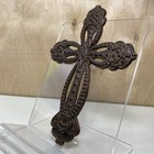 Antique-style Decorative Rustic Wall Hanging Cast Iron Cross Gothic Christian