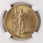 1908   20 Saint-gaudens Gold Double Eagle N m Ngc Ms68 Wells Fargo New Listing 