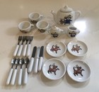 Madeline Porcelain Children s Miniature Tea Set Picnic Schylling