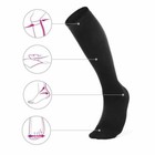 1-5 Pairs Copper Compression Socks 20-30mmhg Graduated Support For Men Womens