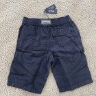 Nwt Authentic Vilebrequin Bermuda Shorts- Boys - 8 Years - Navy Blue - Linen