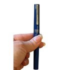 Vintage Osmiroid Blue Calligraphy Fountain Pen Easy Change Medium Italic Nib